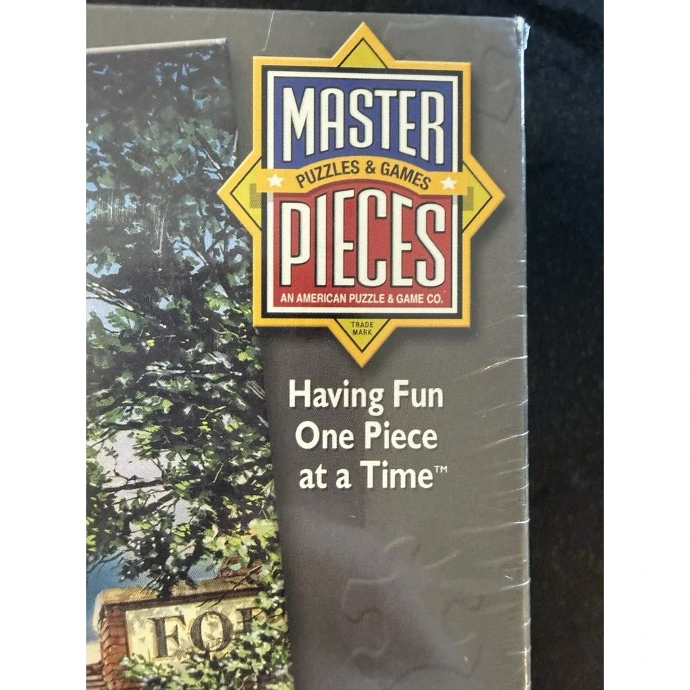 New Sealed Whistle Stop Dan Hatala 1000 pc Jigsaw Puzzle MasterPieces‎ Trains